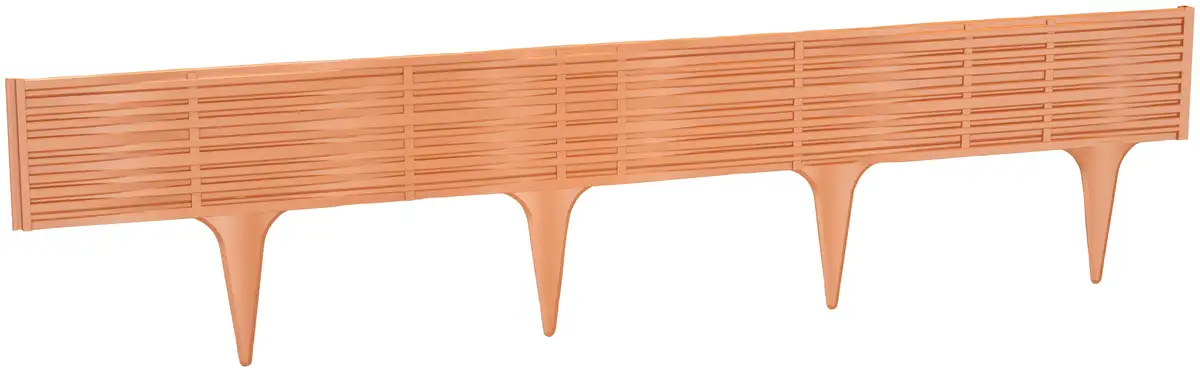 

Prosperplast Palisade, упаковка из 5 штук, длина 390 см Д/390х18,7х0,2 см, цвет terracotta