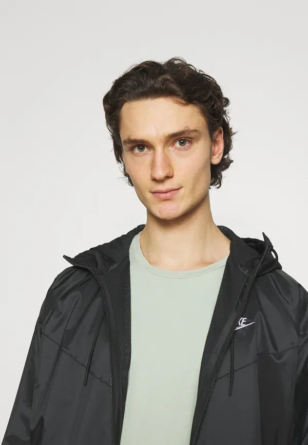 Ветровка Nike Sportswear, черный/белый — фото 4