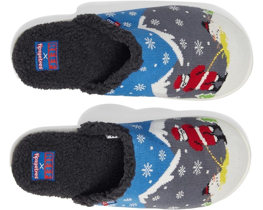 

Домашняя обувь Reef Reef X Tipsy Elves, цвет Melting Snowman