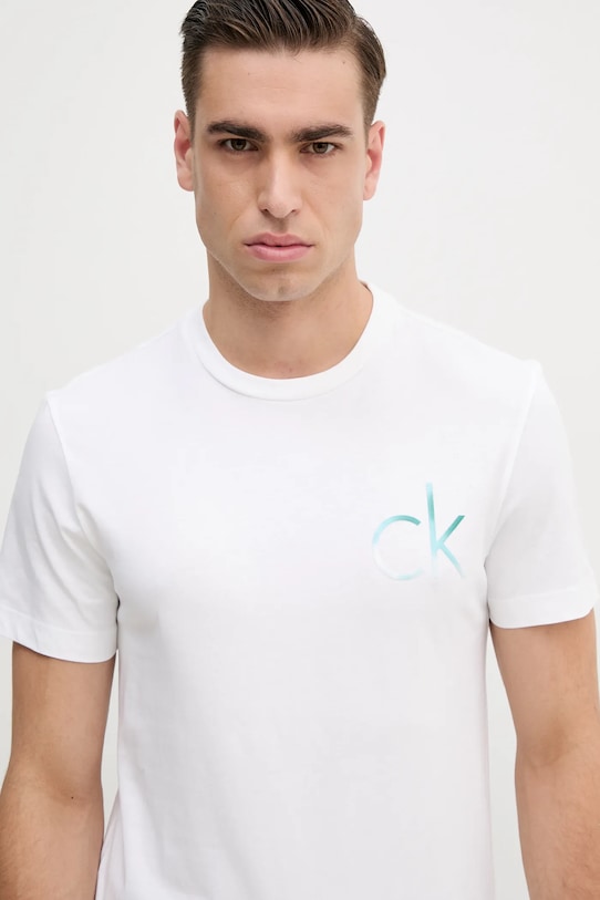

Хлопковая футболка Calvin Klein, белый
