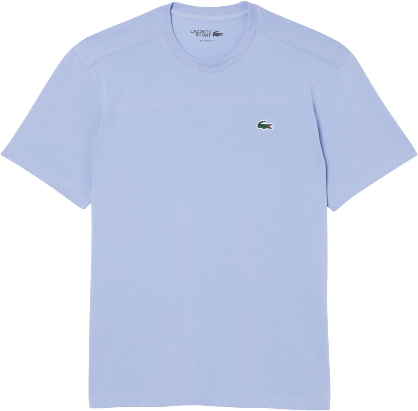 Футболка Lacoste, спортивная, из ультрасухого хлопка, Delphinium — фото 4