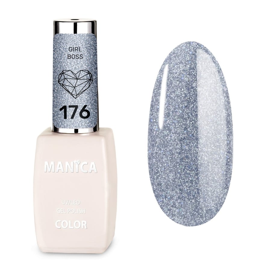 

Гибридный лак для ногтей Manica LED/UV 10 мл - Girl Boss - 176