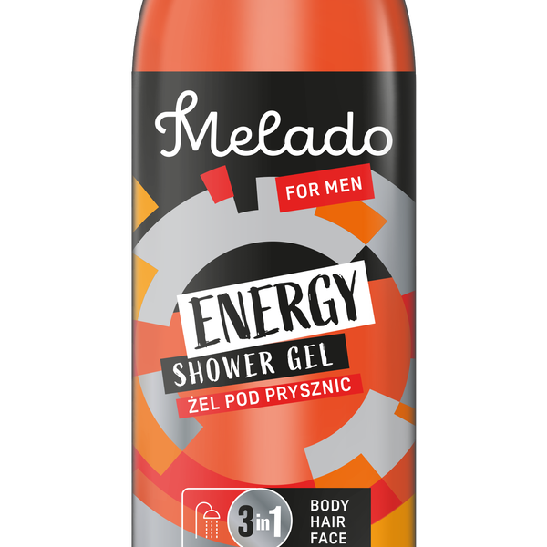 

Мужской гель для душа 3 в 1 для тела, лица и волос, 750 мл Melado Energy