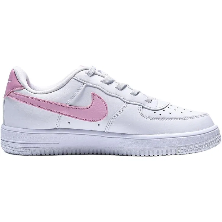 Кроссовки Air Force 1 Low top Skateboard Shoes Pink White Kids' Nike — фото 3