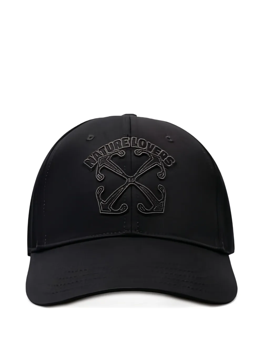 

Бейсболка с вышивкой Naturelovers OFF-WHITE, черный