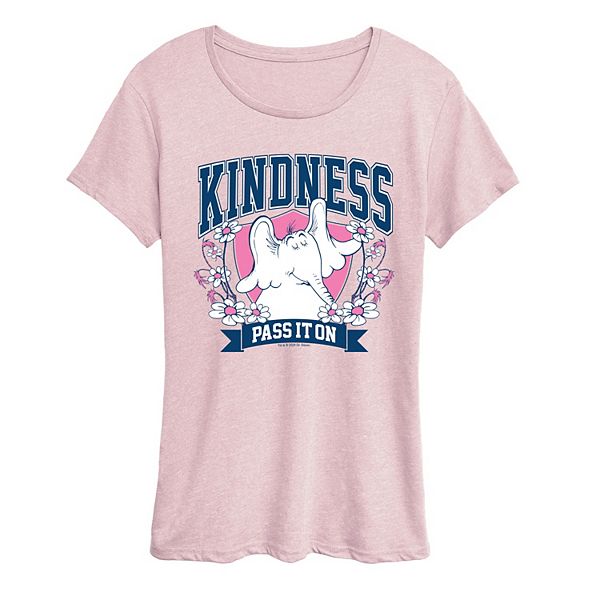 

Футболка Women's Horton Hears a Who Kindness Dr. Seuss, Heather Pink