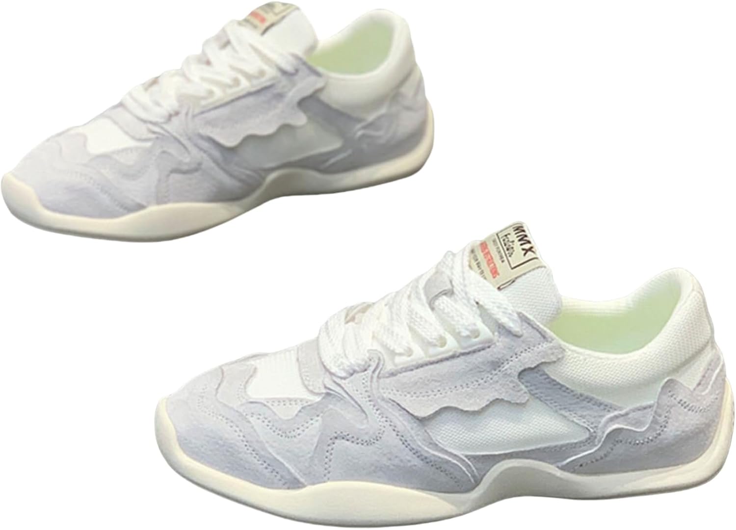 

Мужские ретро-кроссовки Aokisx в стиле пэчворк, модная повседневная спортивная обувь- стильные для прогулок на свежем воздухе, тренировок в спортзале и ежедневных поездок, белый