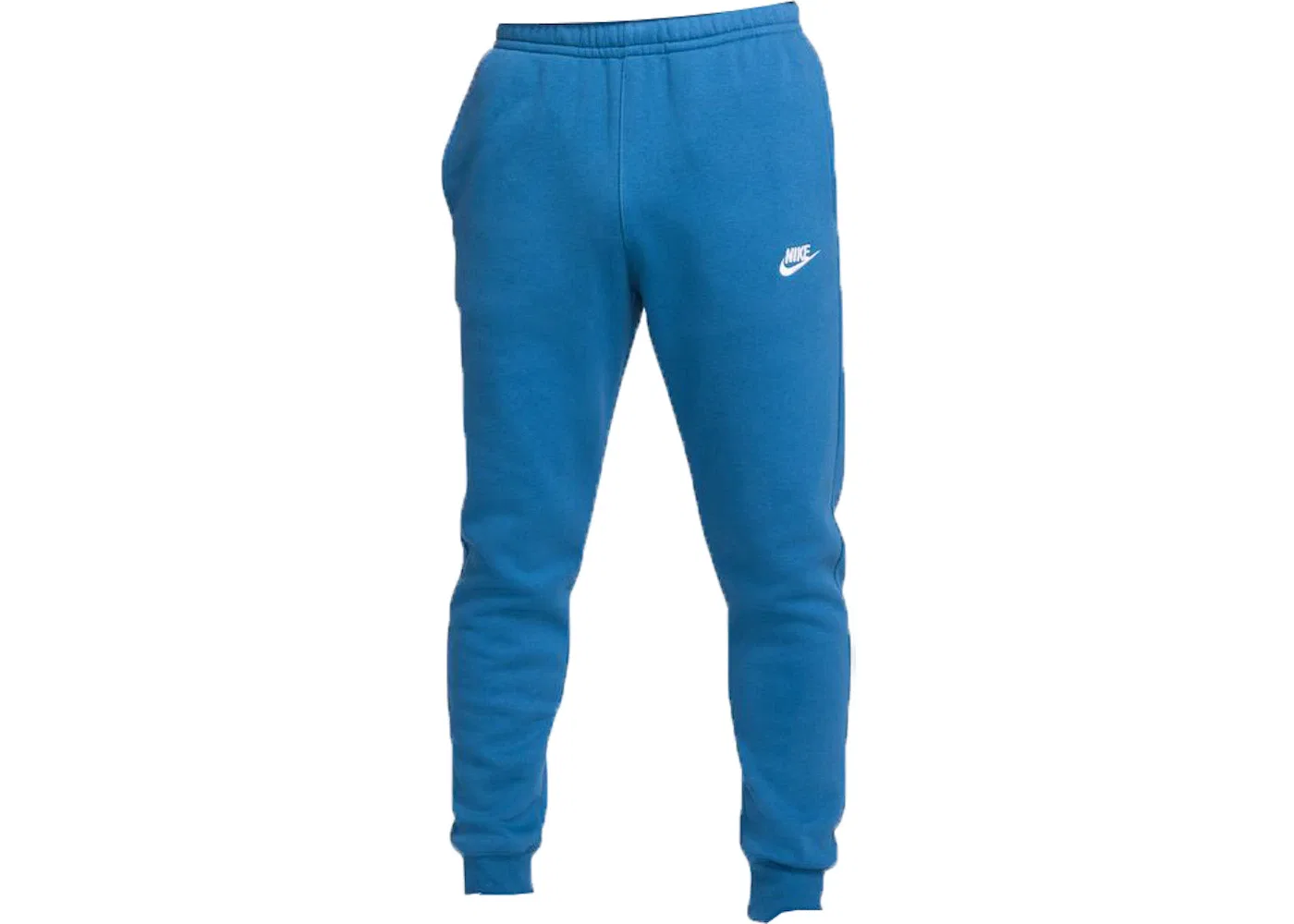 Мужские спортивные штаны с флисом Club Nike, Dark Marina Blue/Dark Marina Blue/White