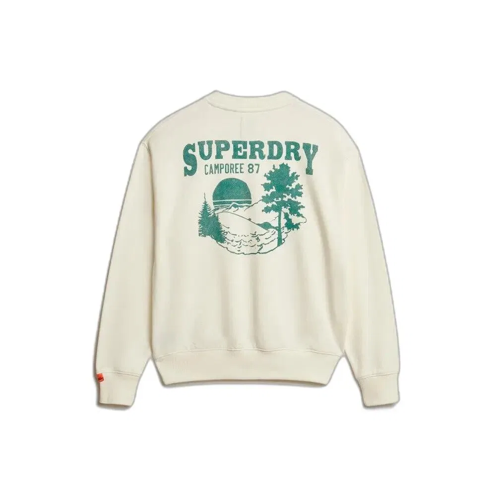 Мужской свитшот с принтом Lo-fi Outdoors Superdry, Beige — фото 2