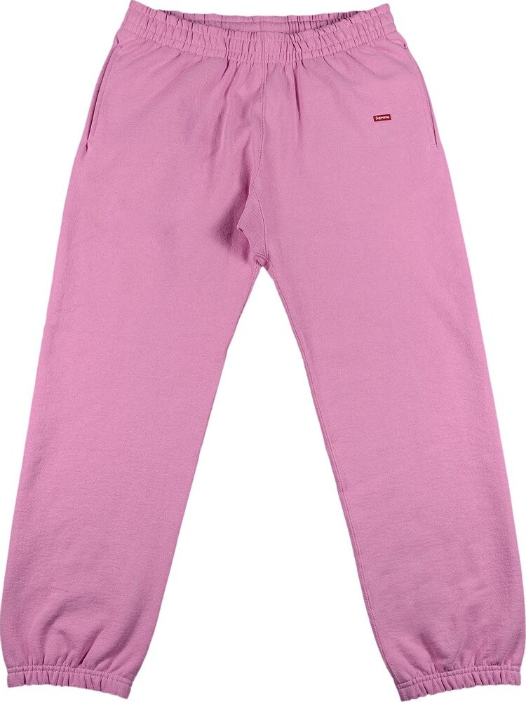 

Спортивные брюки Supreme Small Box Sweatpant 'Bright Pink', розовый