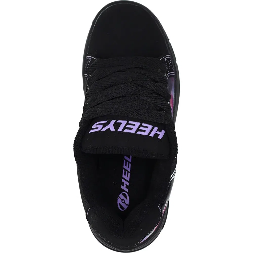 Детские роликовые кроссовки Kolect Heelys, Black/Galaxy — фото 4
