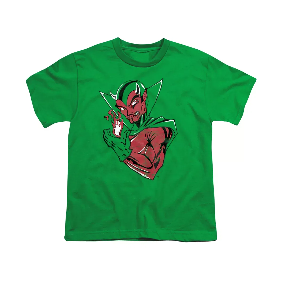 Детская футболка с принтом Mississippi Valley State University Distressed Primary Logo NCAA, Kelly Green