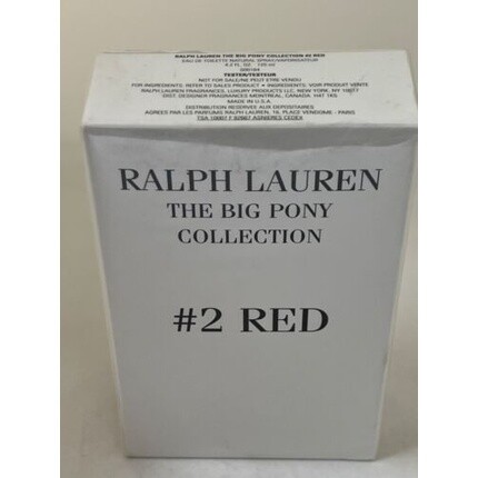 Ralph Lauren The Big Pony Collection #2 Красная мужская туалетная вода 4,2 унции — фото 4