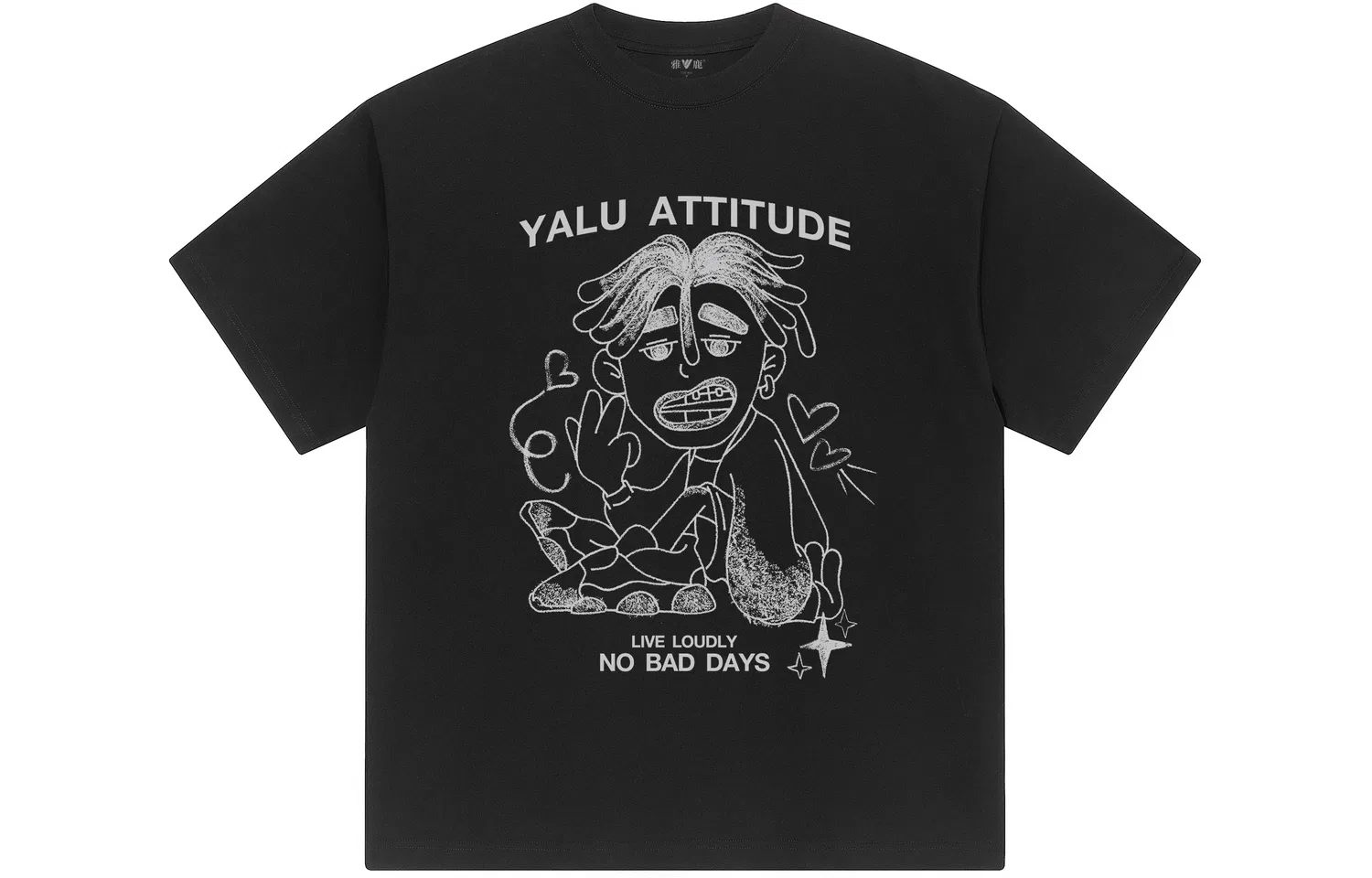Детская футболка с круглым вырезом, средней посадки, плотная, Crew Neck Moderate Heavyweight, YALU