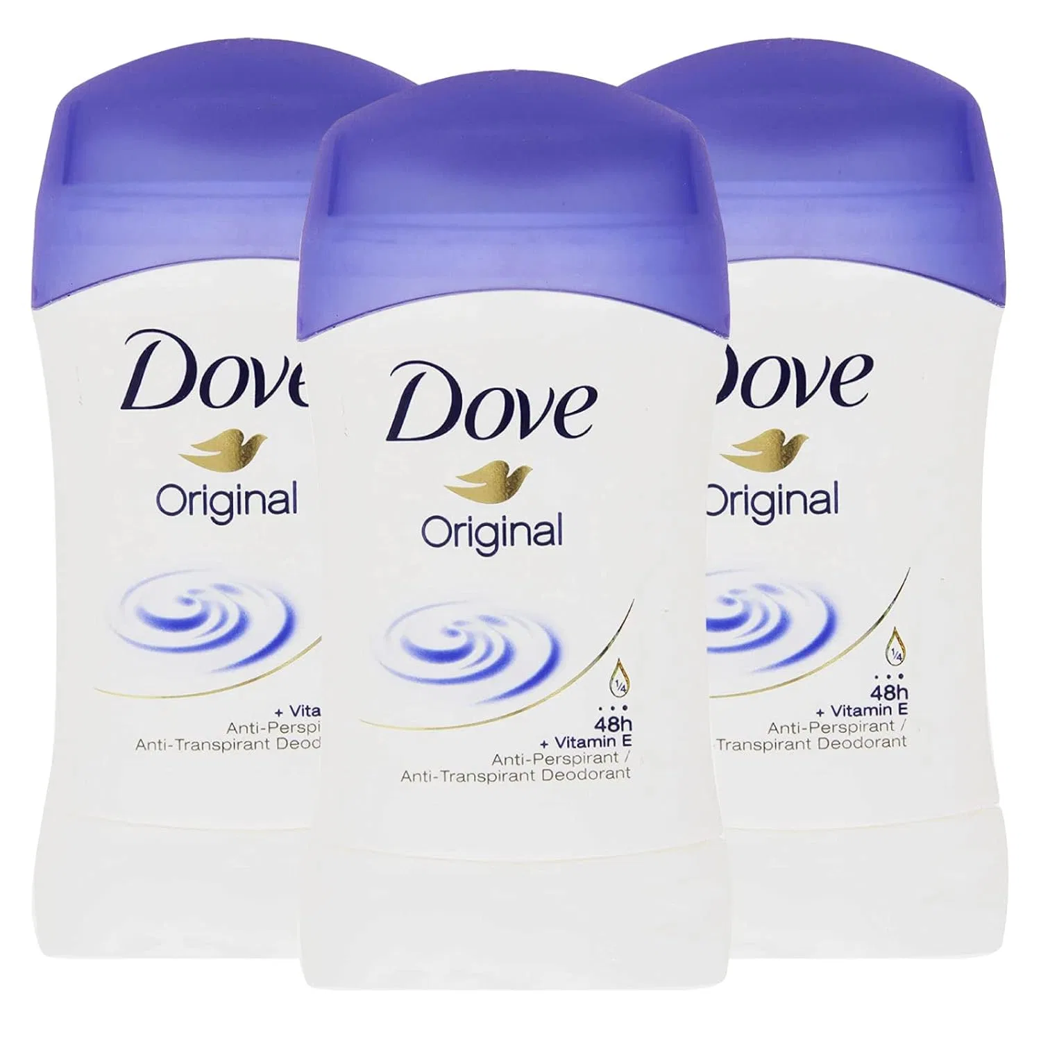 Дезодорант антиперспирант Dove Original, набор 3 шт. по 30 мл