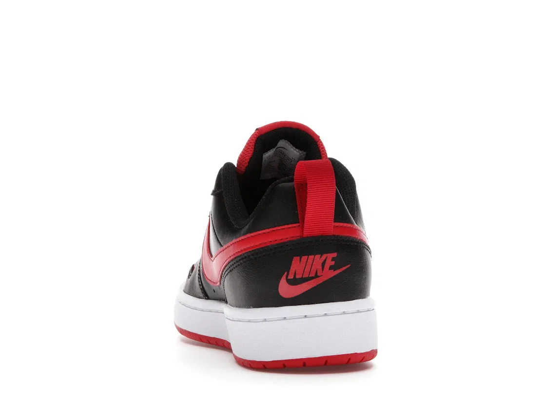 Детские кроссовки Lifestyle Nike Court Borough Low 2, Black/University Red/White — фото 4