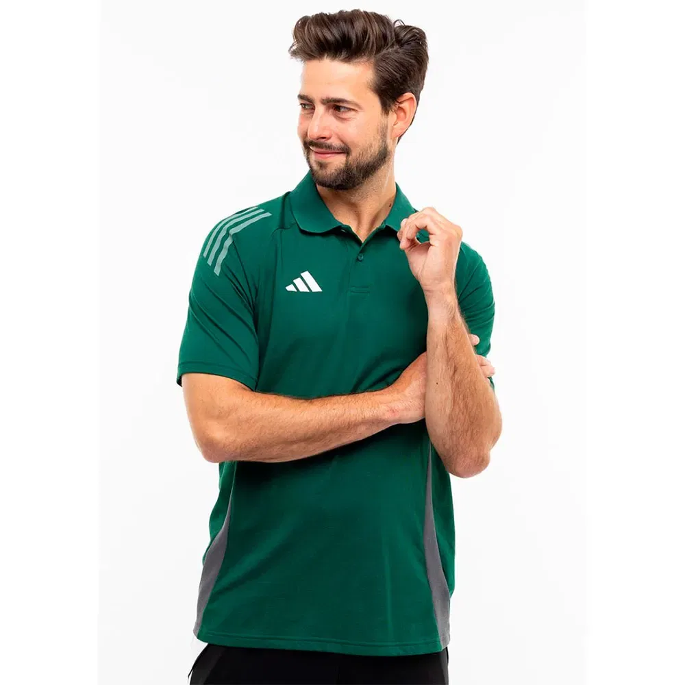Поло с коротким рукавом Tiro 24 Competition Adidas Originals, зеленый