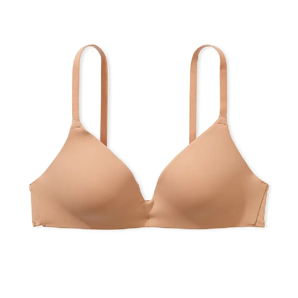 

Бюстгальтер Victoria's Secret Pink Wear Everywhere Wireless Push-up, бежевый