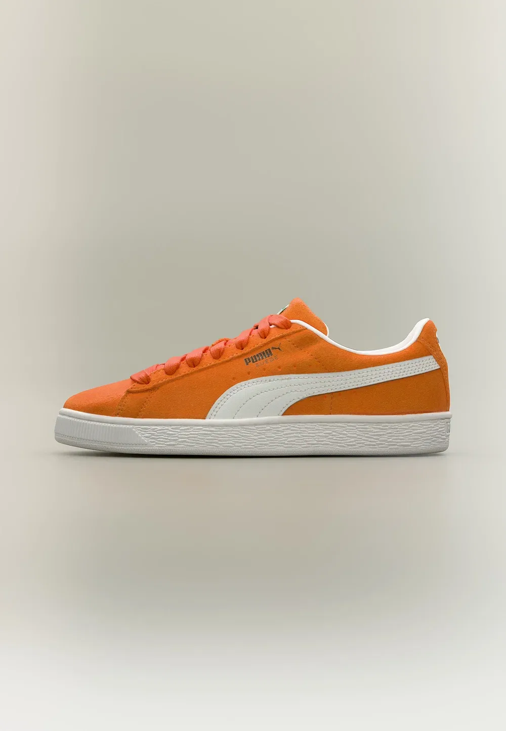 Классические замшевые кроссовки для младших школьников Puma, Cayenne Pepper/Puma White