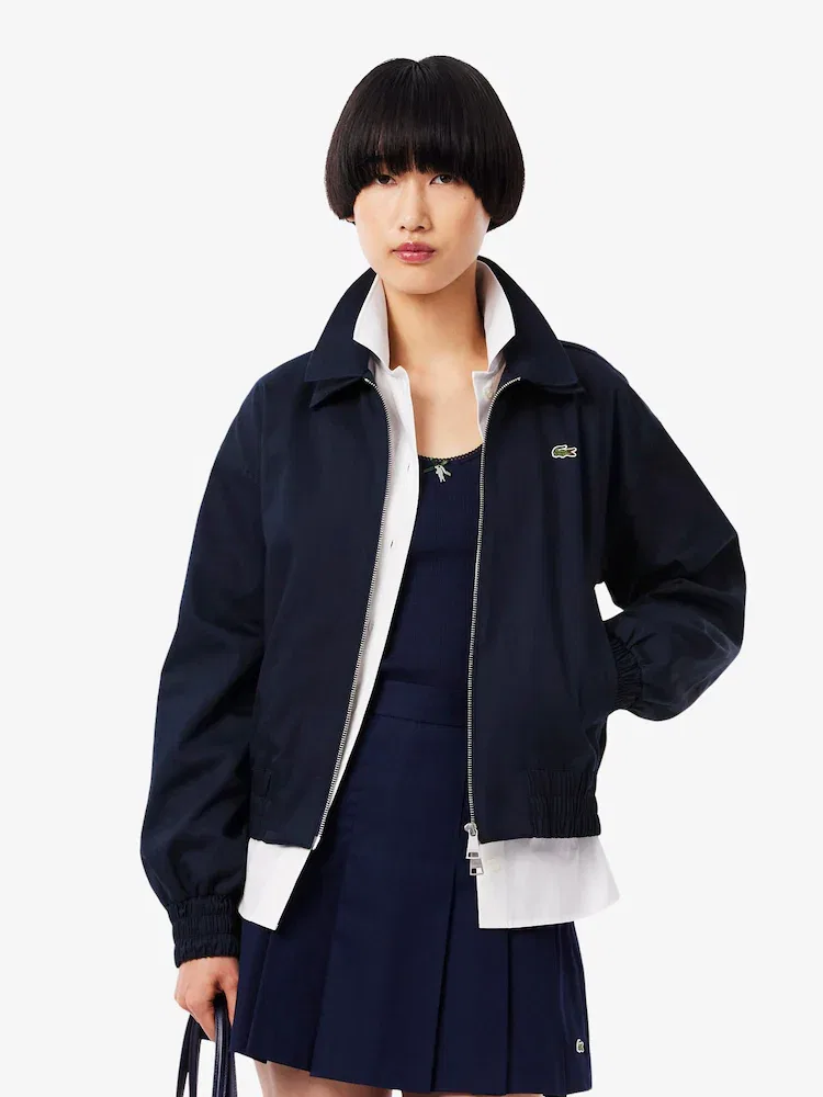 Жакет LACOSTE Relaxed Fit Gabardine, Navy