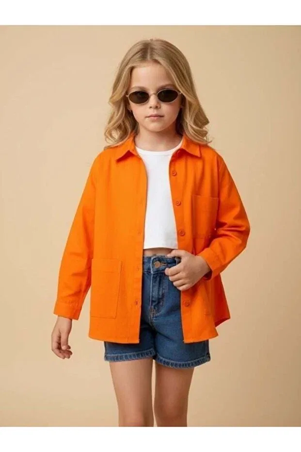 Детская оранжевая куртка Zekids — фото 3