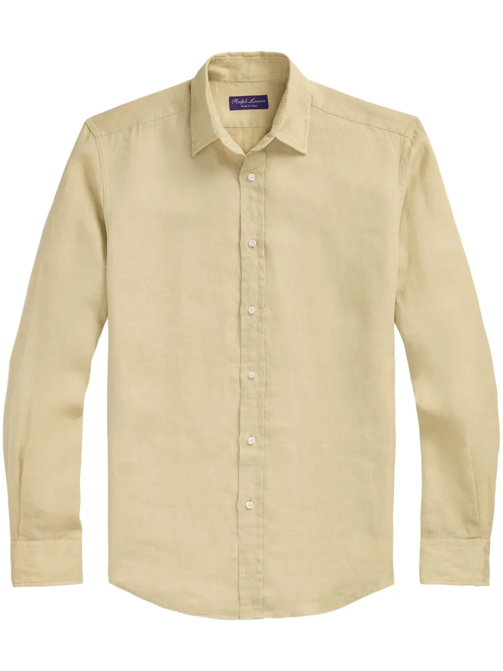 

Льняная рубашка Ralph Lauren Purple Label, нейтральный