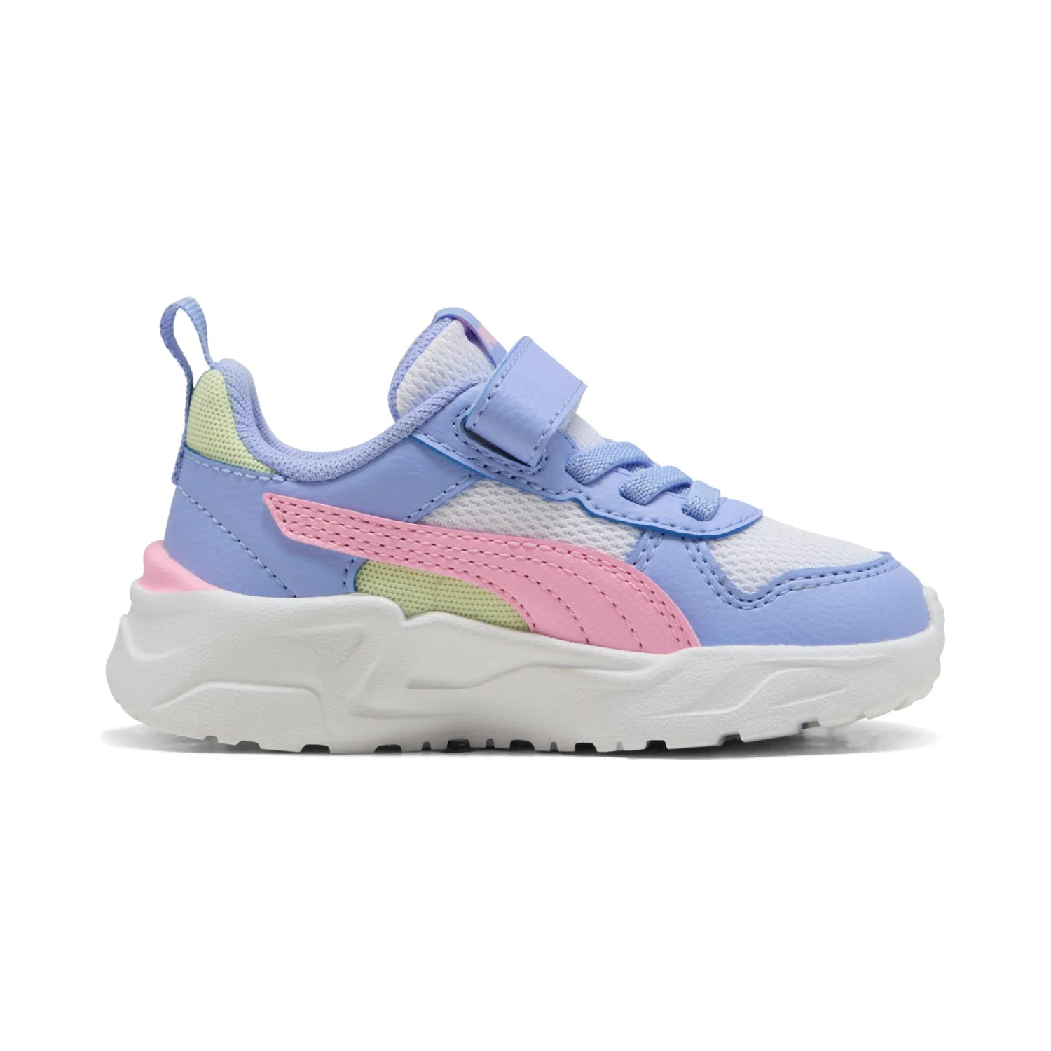 Детские текстильные кроссовки TRINITY 2 LT AC+ INF PUMA, White/Pink Shimmer/Intense Lavender — фото 3
