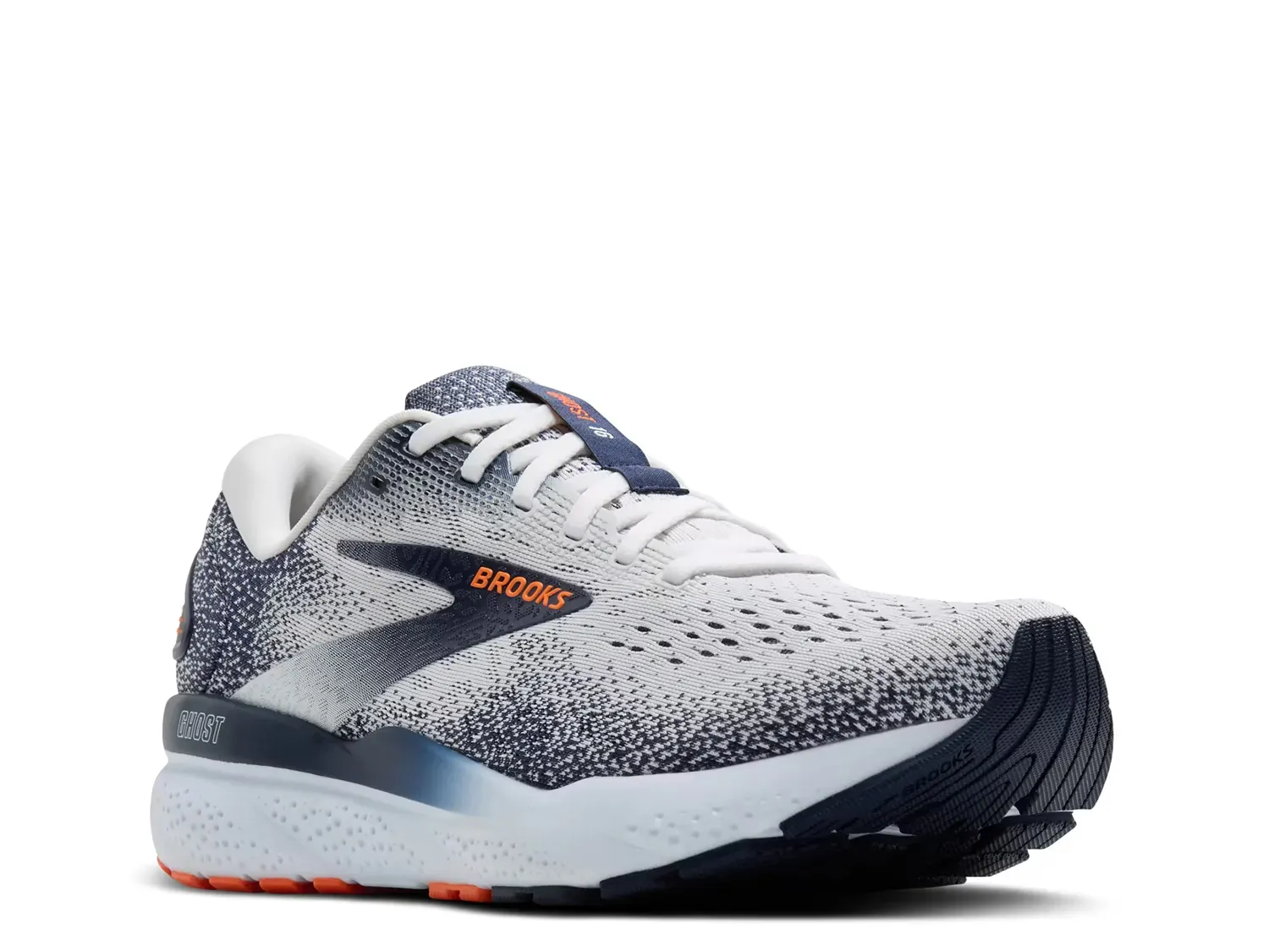 

Кроссовки для бега Ghost 16 - мужские Brooks, White/Blue