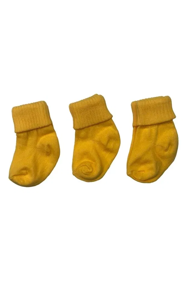 Детские носки хлопковые 3 пары Basics Neocotton, Yellow