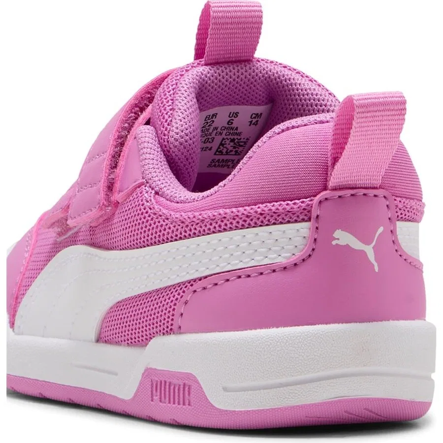 Кроссовки детские с сетчатым верхом Puma Multiflex 2 Mesh V Inf, Розовый — фото 4