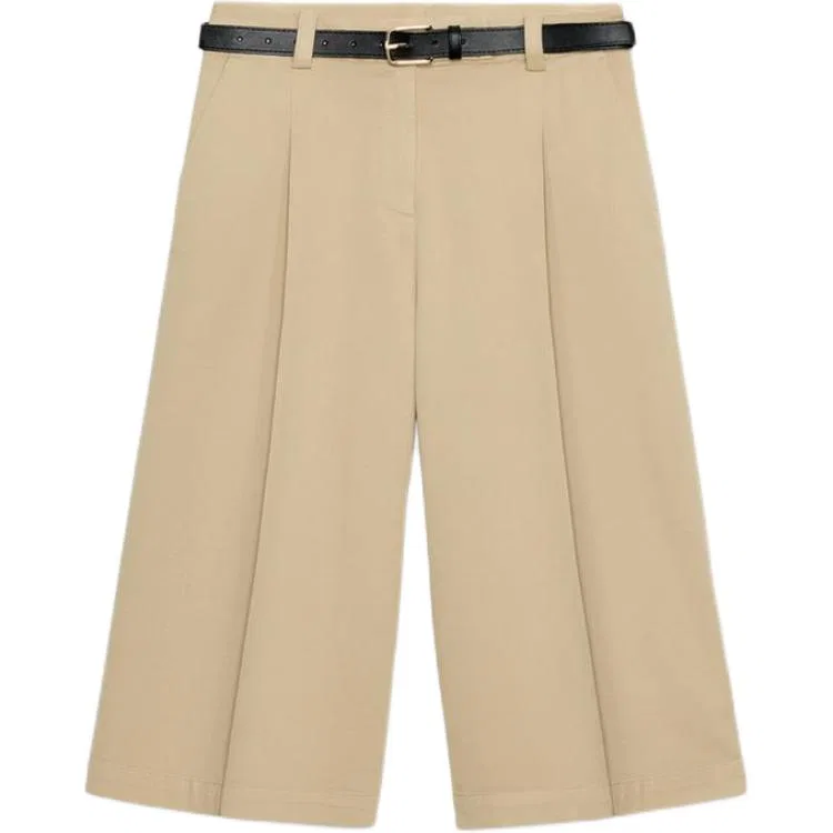 Женские шорты повседневные Tan ZARA, Tan