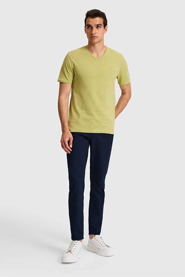 Мужская футболка с V-образным вырезом U.S. Polo Assn., Cagla — фото 4