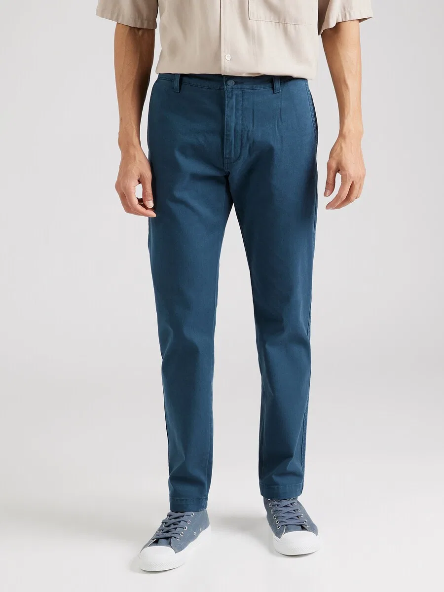 Брюки-чиносы LEVI'S зауженного кроя 'XX Chino Standard Taper' цвета горечавки — фото 3