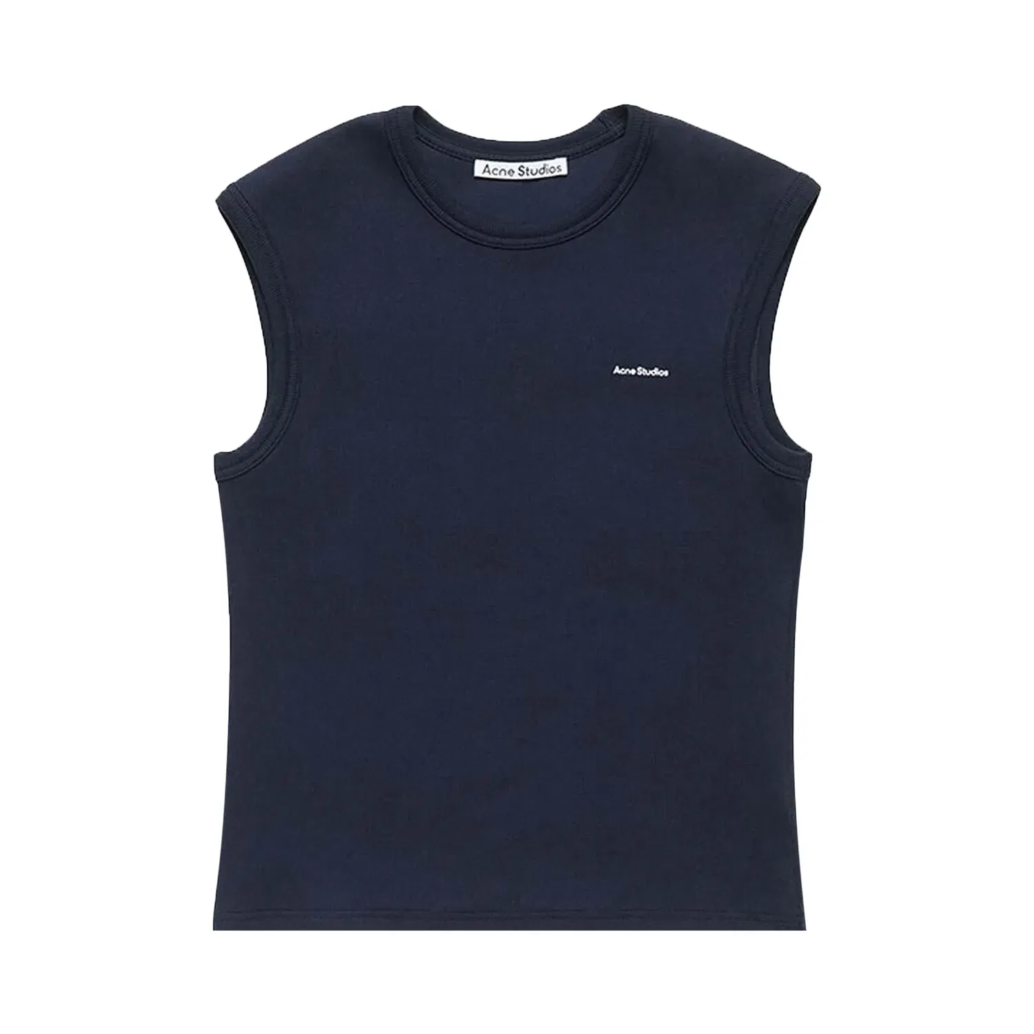 Футболка Acne Studios Logo Muscle T-Shirt, синий