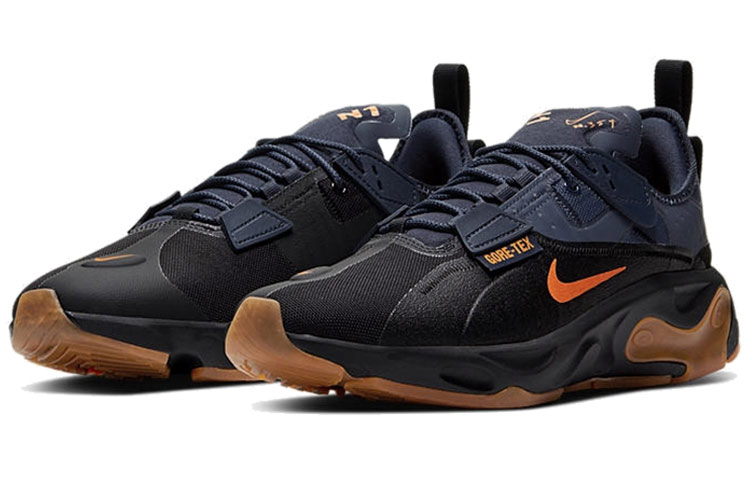 Кроссовки Nike React Element Type GTX, черный/коричневый — фото 3