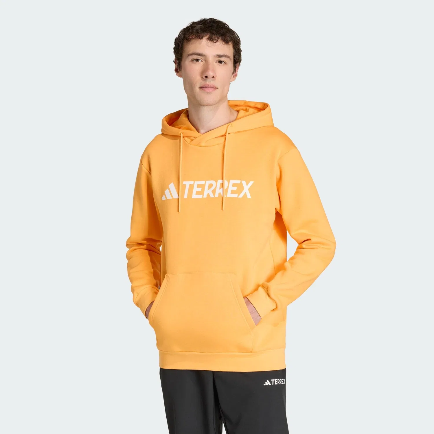 Мужское худи с капюшоном Terrex Multi Large Logo Adidas, Hellorange