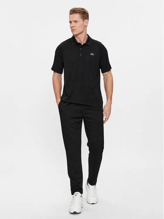 Поло Lacoste Regular Fit, мужское, черный — фото 2