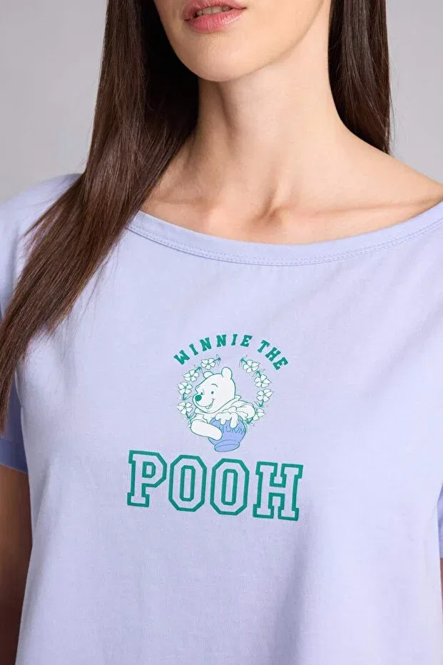 Детский комплект пижам для девочек с принтом Winnie the Pooh Defacto, Purple-Pr317 — фото 4