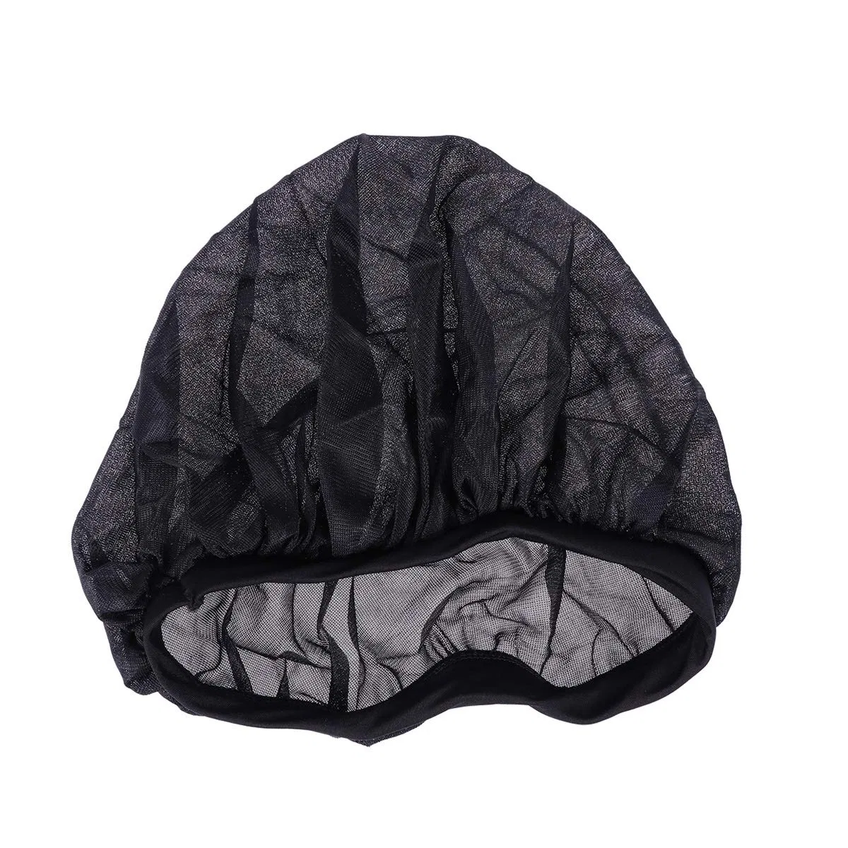 Шапочка для сна Satin Sleep Cap, VALICLUD, трикотаж, 30 см, Черный