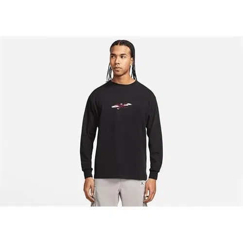 Мужская футболка с длинным рукавом Jordan Flight Essentials Statement 85 Nike, Schwarz
