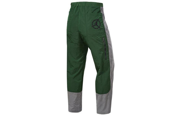 Спортивные штаны Off-White X Air Jordan Track Pants 'Green Grey', зеленый — фото 2
