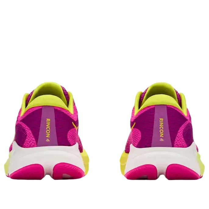 Детские кроссовки с сетчатым верхом Rincon 4 'Fuchsia' HOKA ONE ONE, Fuchsia/Yellow — фото 3