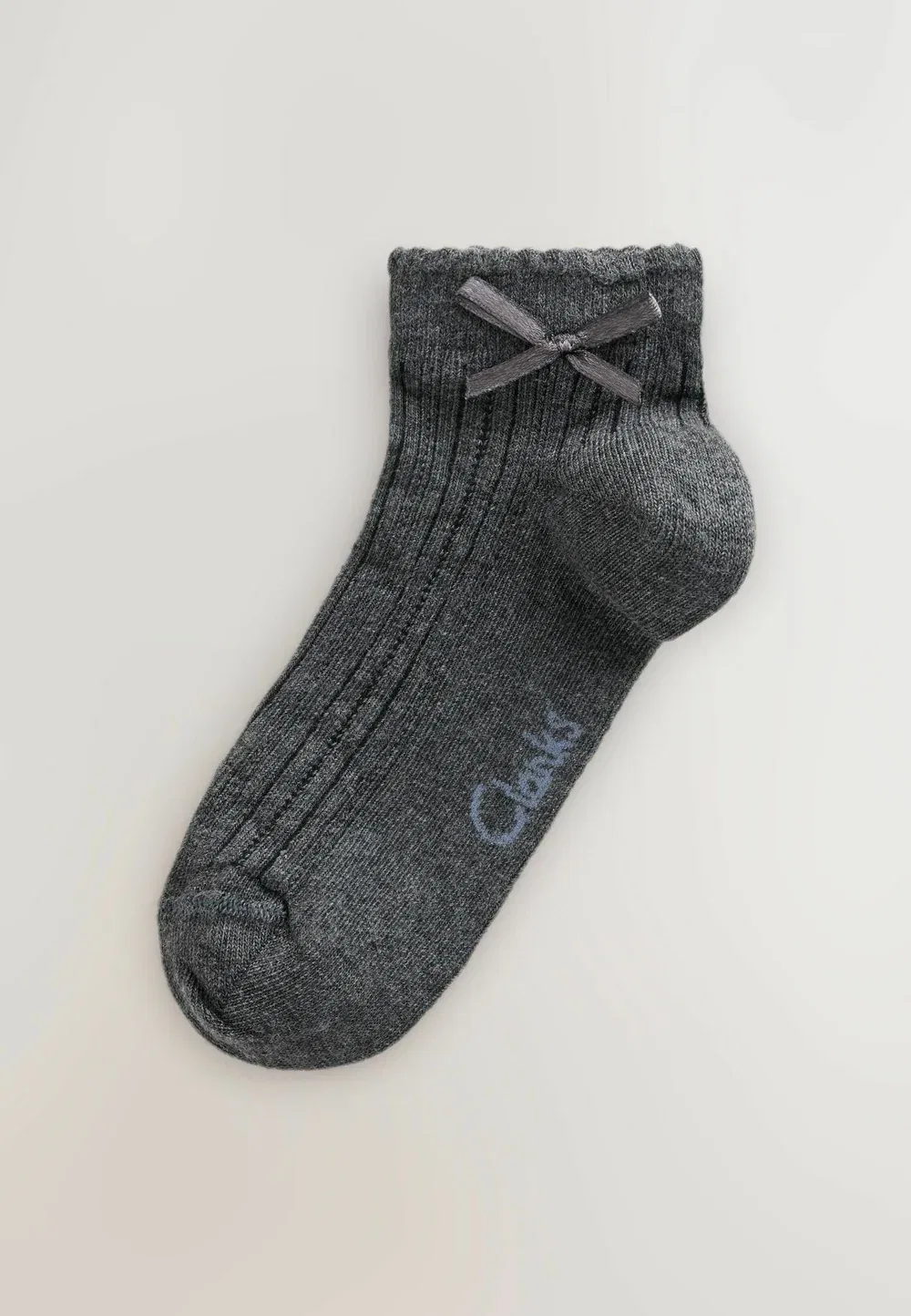 Набор из 5 пар носков для тренировок к началу учебного года - носки Clarks, Grey — фото 2