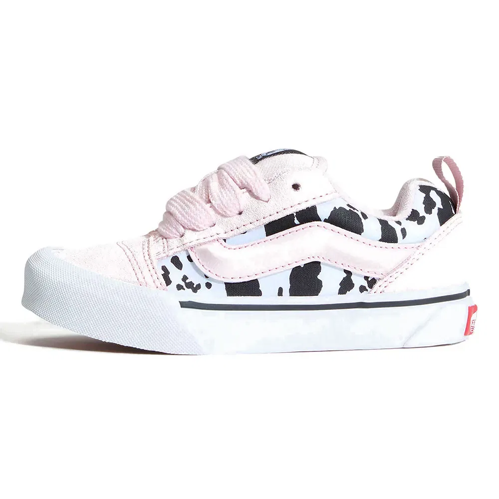 Детские кроссовки для девочек с объемным дизайном Knu Skool Vans, Pink — фото 2