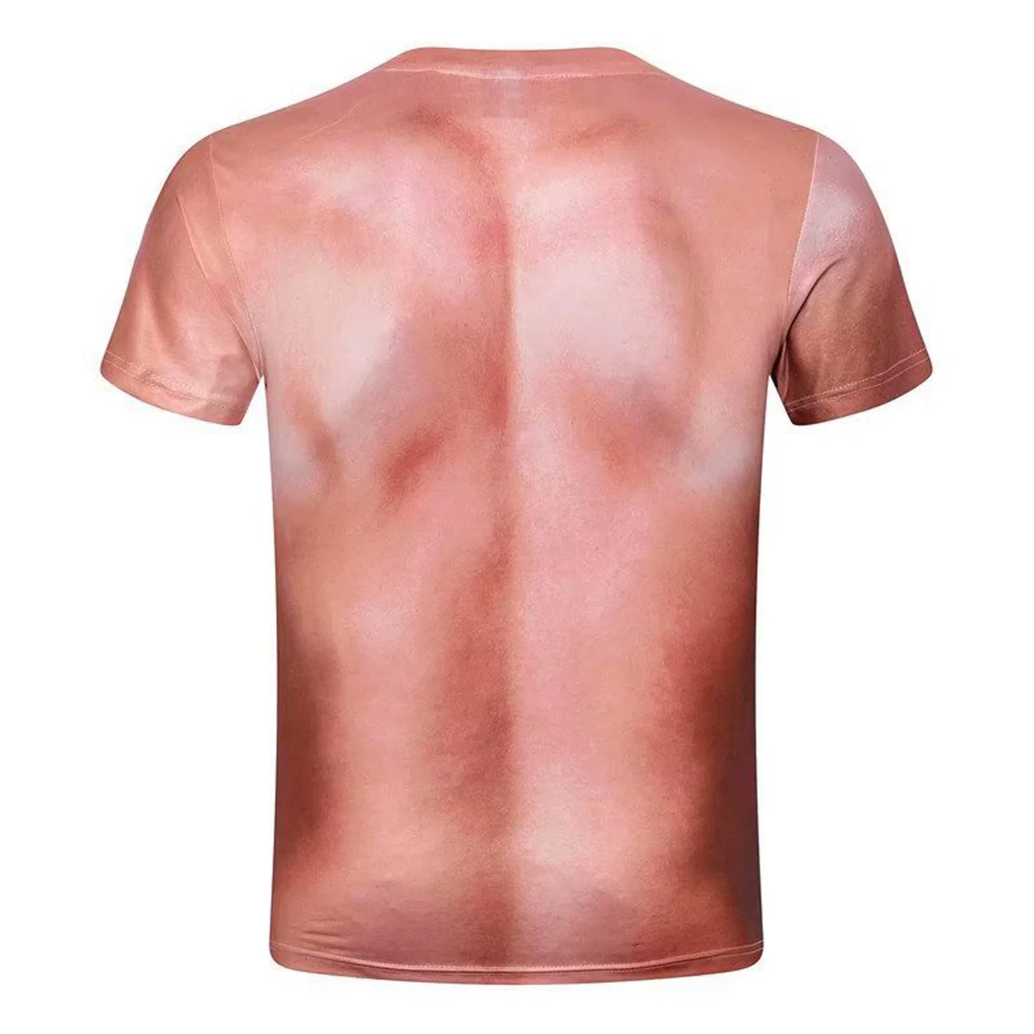 Мужская футболка с принтом 3D Muscle Faux T-Shirt, Yellow — фото 4