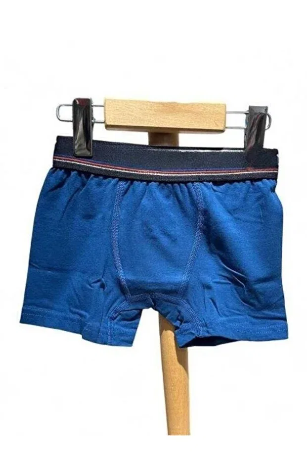 Детские боксеры для мальчиков хлопковые Zekids, Navy Blue — фото 3