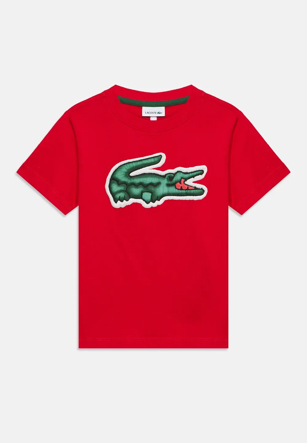 Футболка с объемным принтом Lacoste, Rouge — фото 3