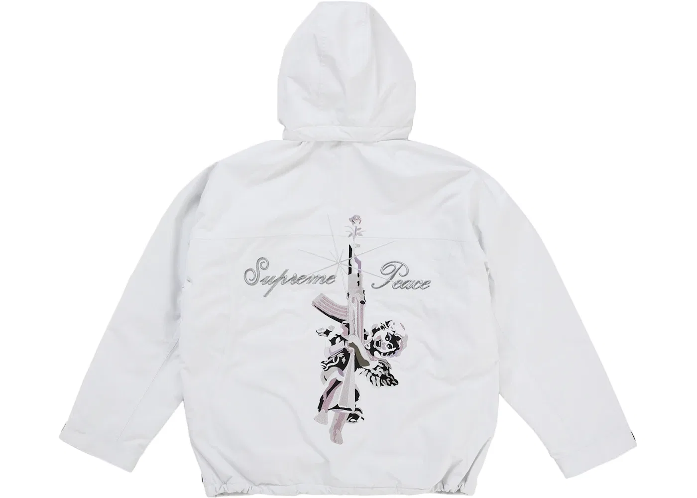 Мужская куртка с капюшоном AOI GORE-TEX Supreme, белый — фото 3