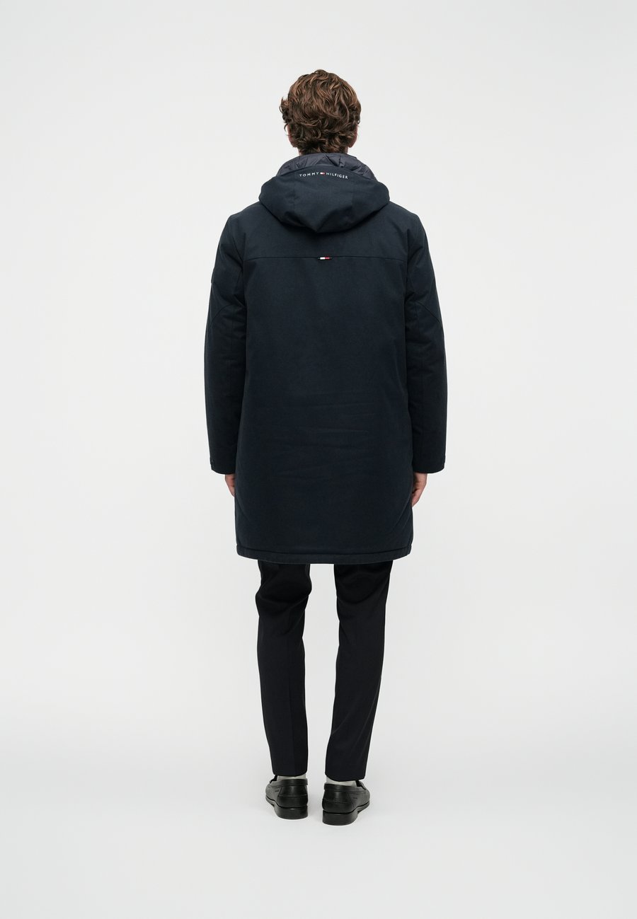 Пальто Tommy Hilfiger HOODED PADDED, Desert Sky/Mottled Dark Blue — фото 3