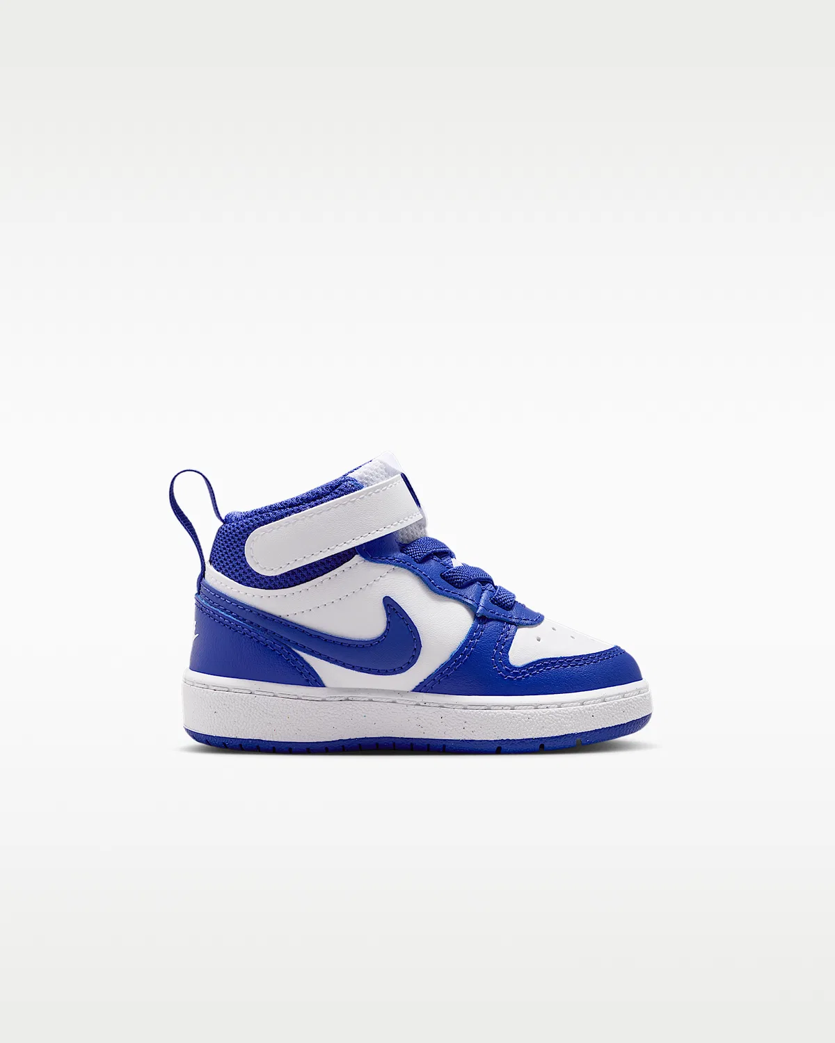 Кроссовки Nike Court Borough Mid 2 для малышей, White/White/Deep Night — фото 3